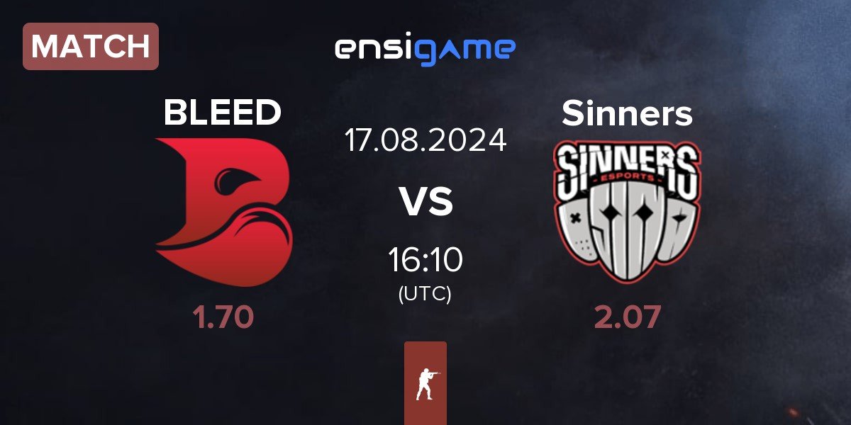 Match BLEED Esports BLEED vs Sinners Esports Sinners | 17.08