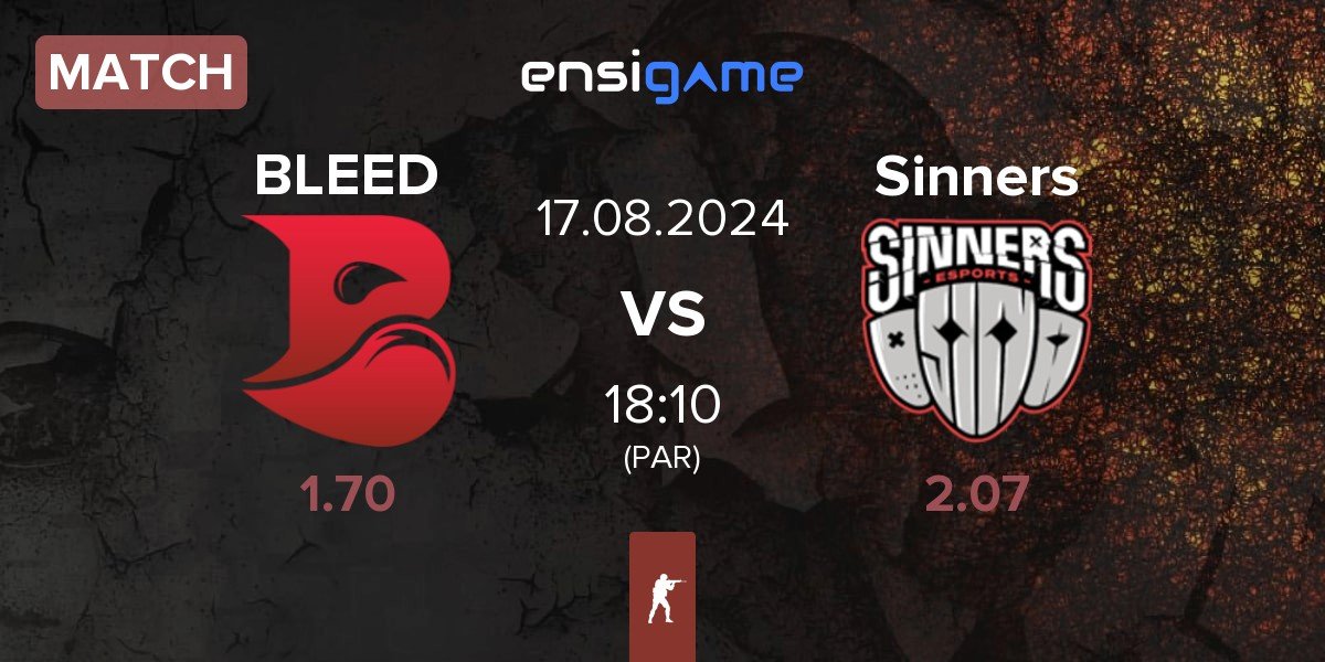 Match BLEED Esports BLEED vs Sinners Esports Sinners | 17.08