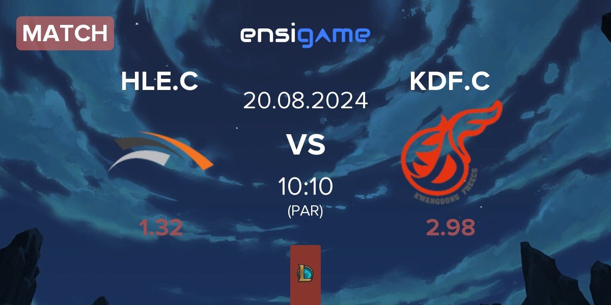 Match Hanwha Life Esports Challengers HLE.C vs Kwangdong Freecs Challengers KDF.C | 20.08