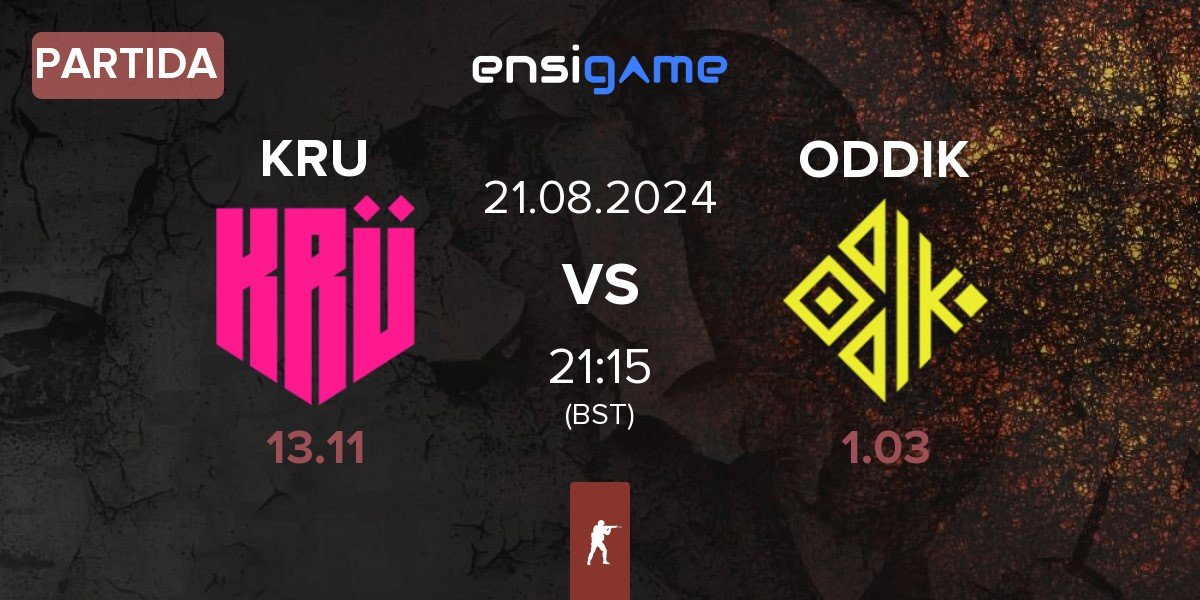 Partida KRU Esport KRU vs ODDIK | 20.08