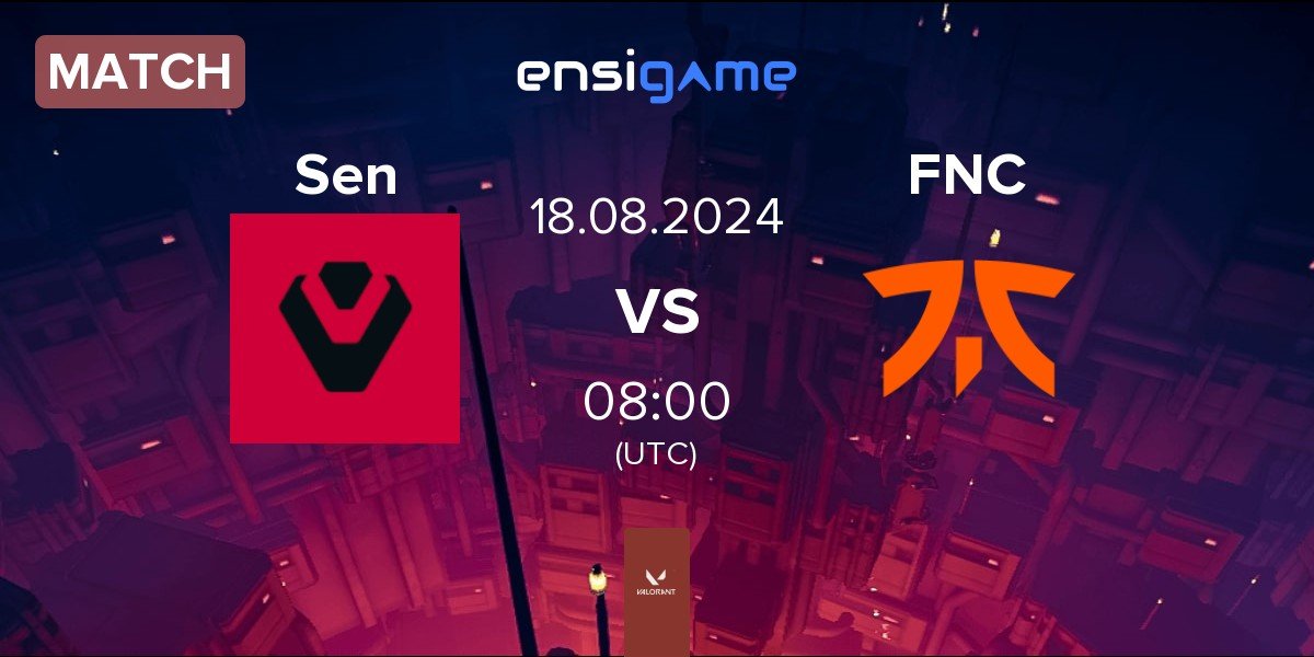 Sentinels vs Fnatic Valorant, Aug 18, 2024 Live Stream, Score, Teams