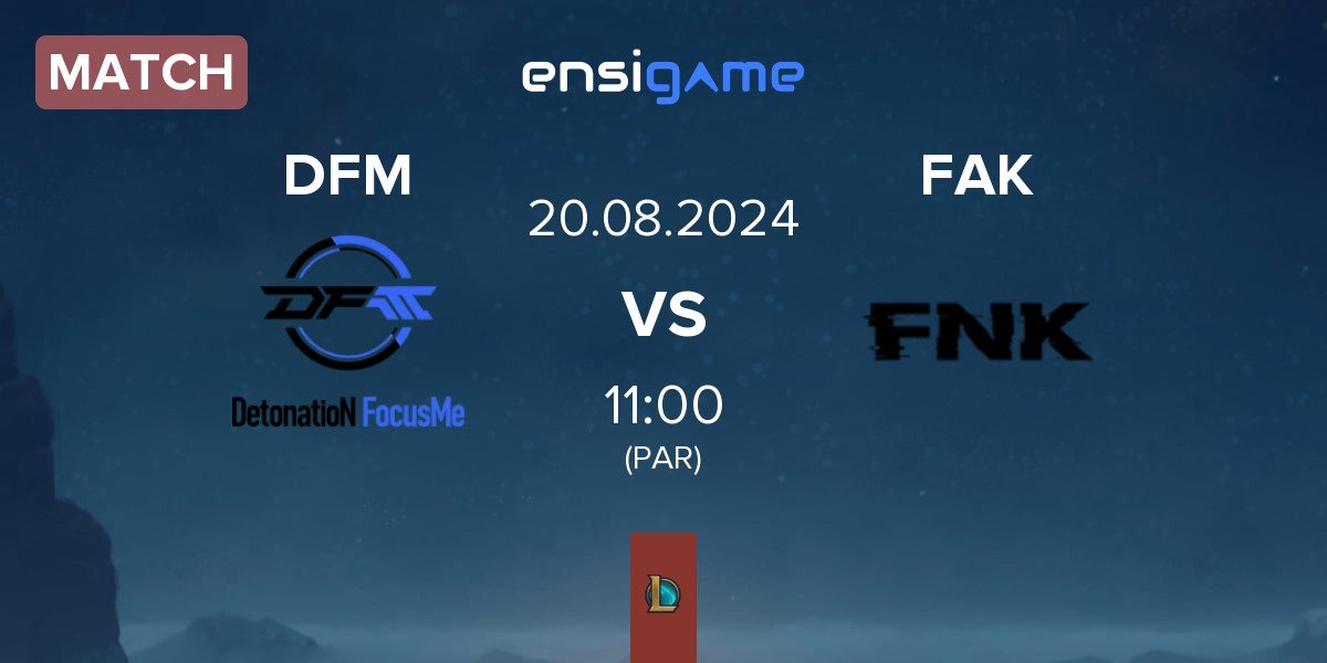 Match DetonatioN FocusMe DFM vs Frank Esports FAK | 20.08