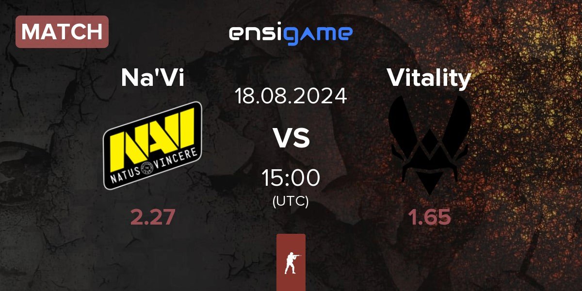 Match Natus Vincere Na'Vi vs Team Vitality Vitality | 18.08