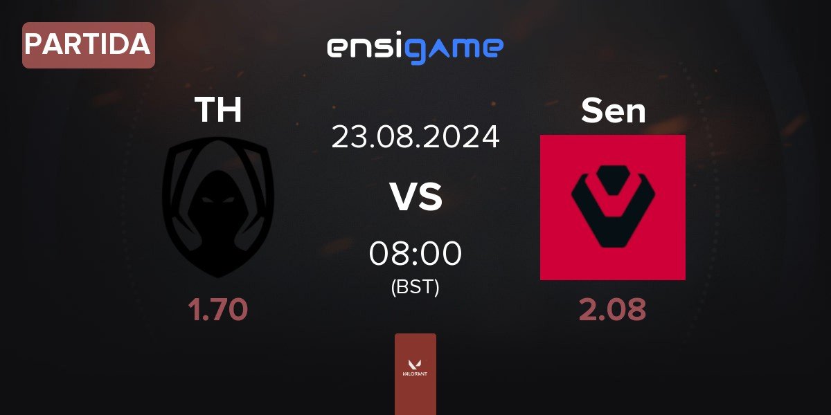 Partida Team Heretics TH vs Sentinels Sen | 23.08