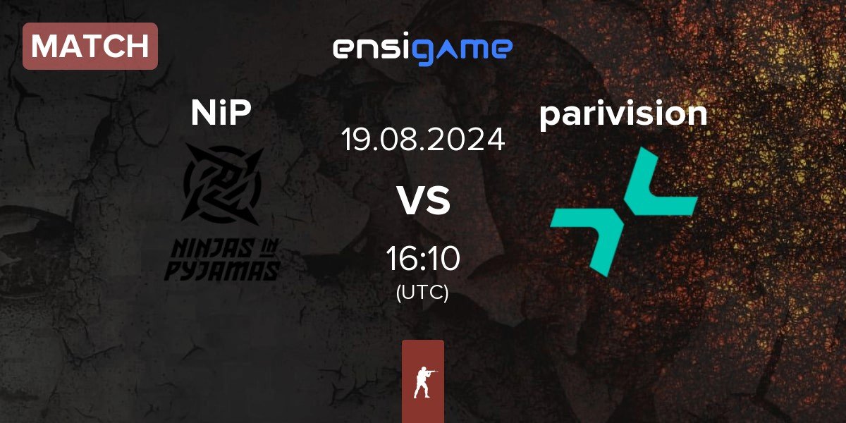 Match Ninjas in Pyjamas NiP vs PARIVISION parivision | 19.08