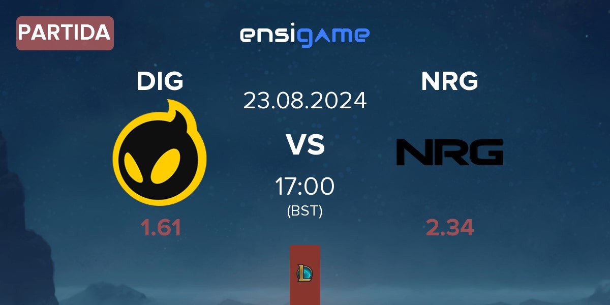 Partida Dignitas DIG vs NRG Esports NRG | 23.08