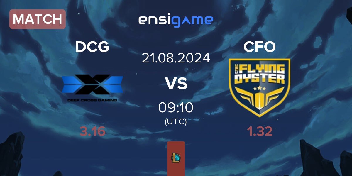 Match Deep Cross Gaming DCG vs CTBC Flying Oyster CFO | 21.08