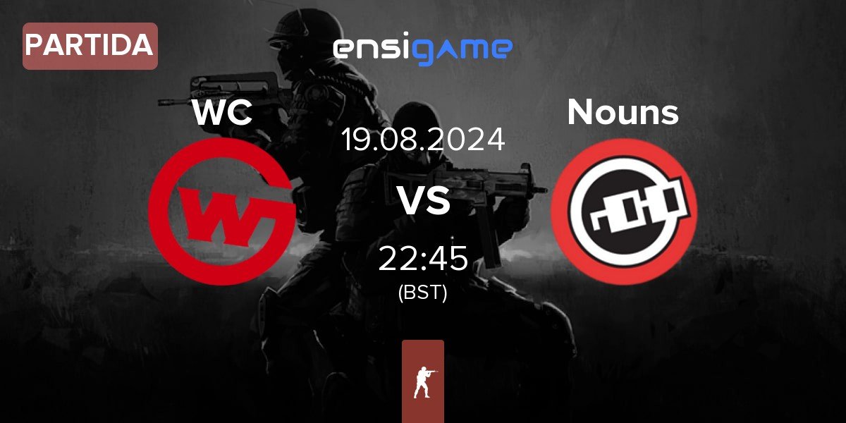 Partida Wildcard Gaming WC vs Nouns Esports Nouns | 19.08