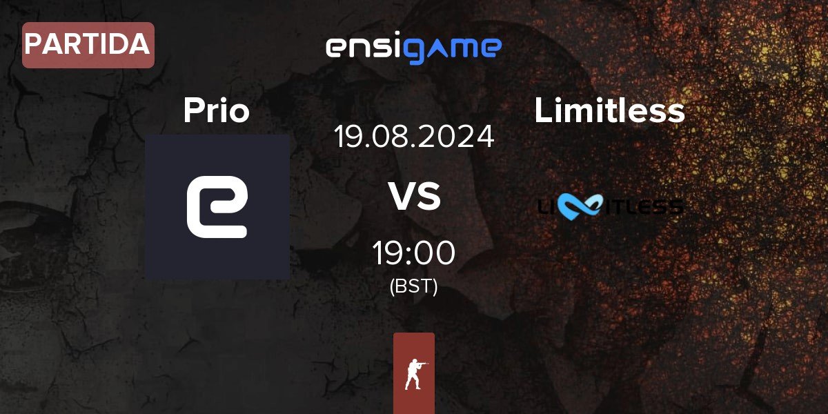 Partida Priority Esports Priority vs Limitless | 19.08