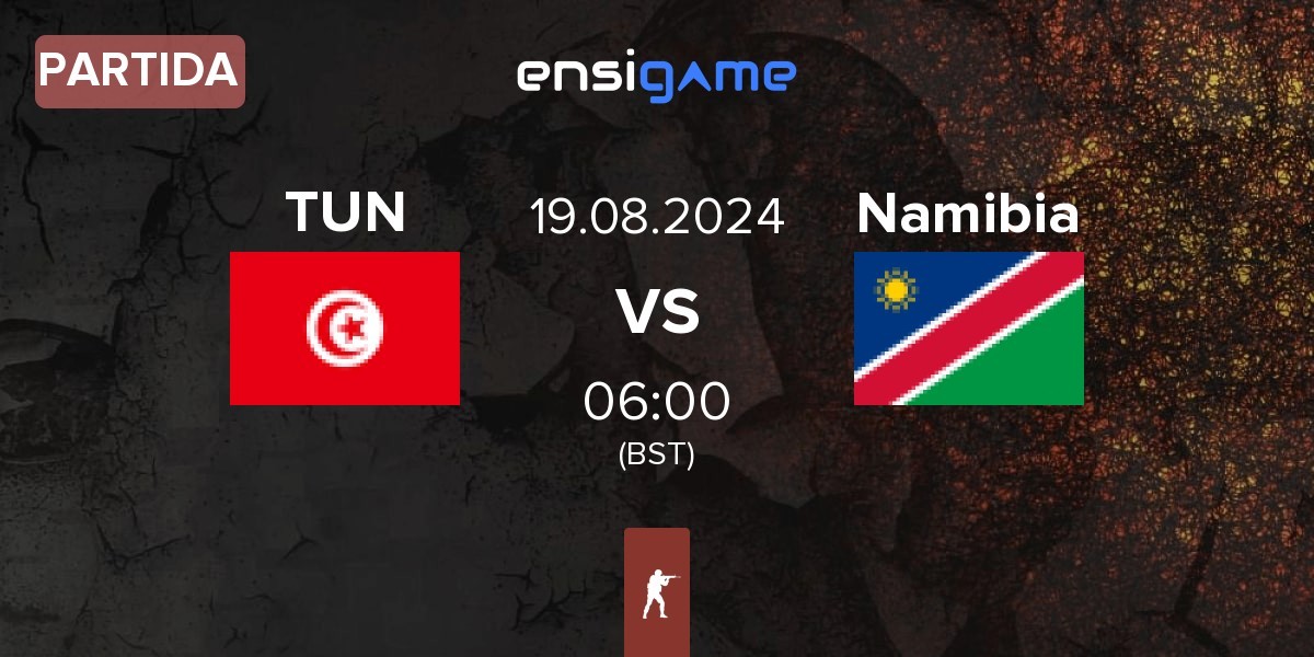 Partida Tunisia TUN vs Namibia | 19.08