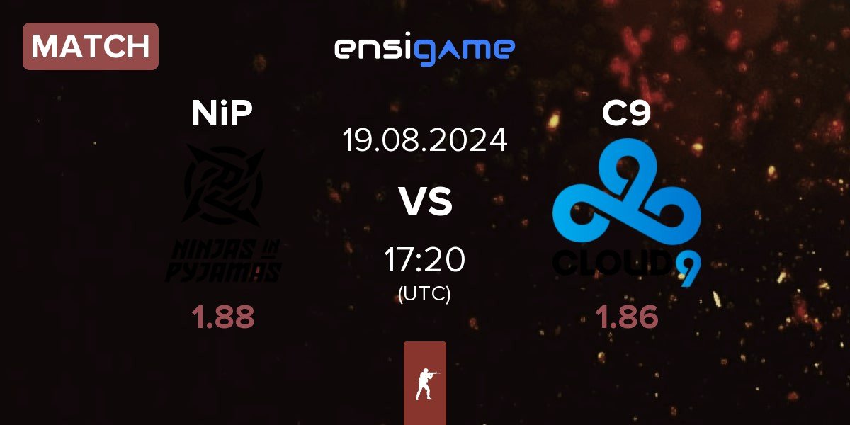 Match Ninjas in Pyjamas NiP vs Cloud9 C9 | 19.08