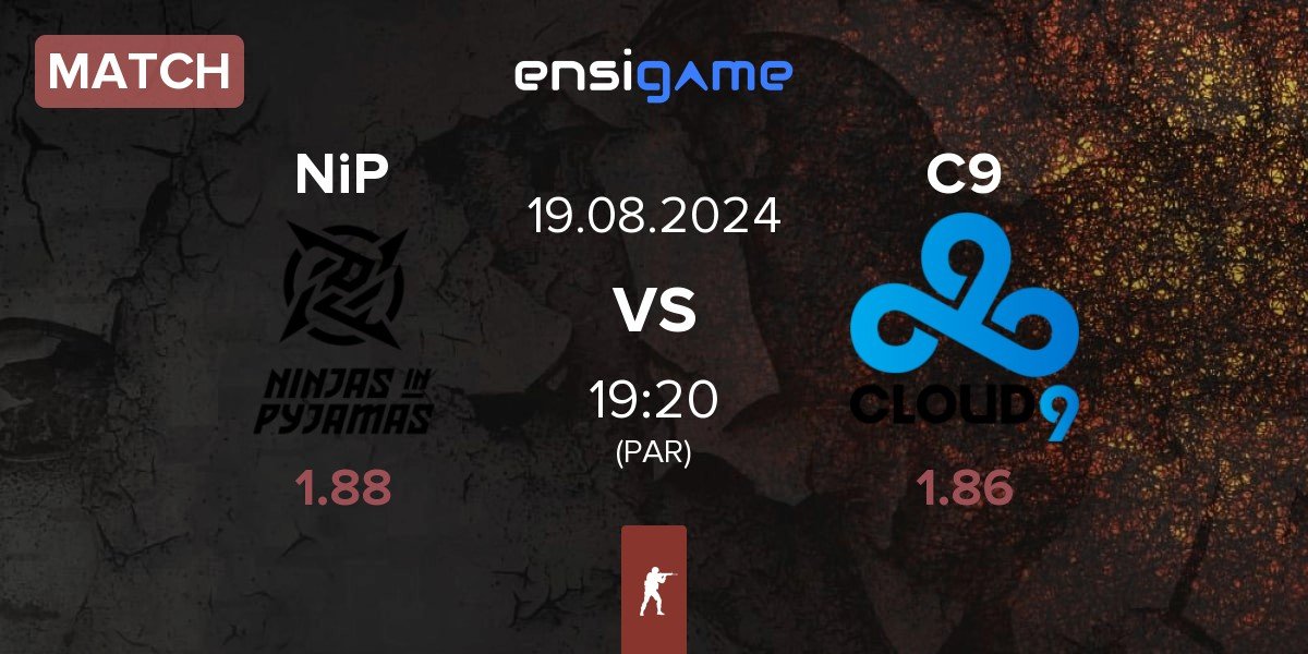 Match Ninjas in Pyjamas NiP vs Cloud9 C9 | 19.08