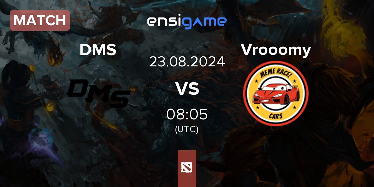 Match DMS vs Vrooomy.io Vrooomy | 23.08