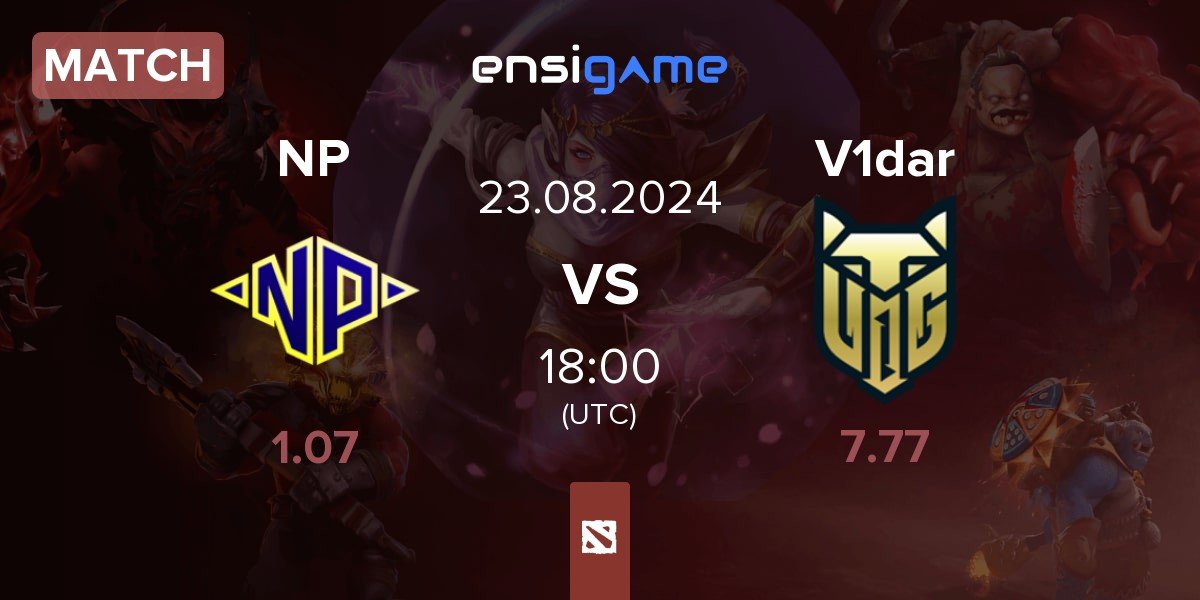 Match Night Pulse NP vs V1dar Gaming V1dar | 23.08