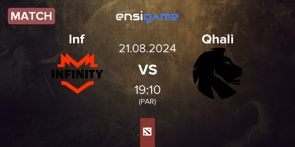 Match Infinity Inf vs Qhali | 21.08