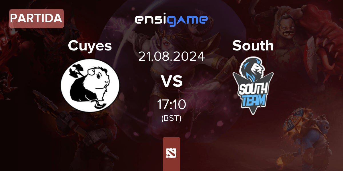 Partida Cuyes Esports Cuyes vs South Team South | 21.08