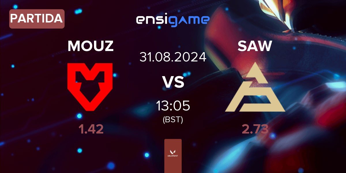 Partida MOUZ vs SAW | 31.08