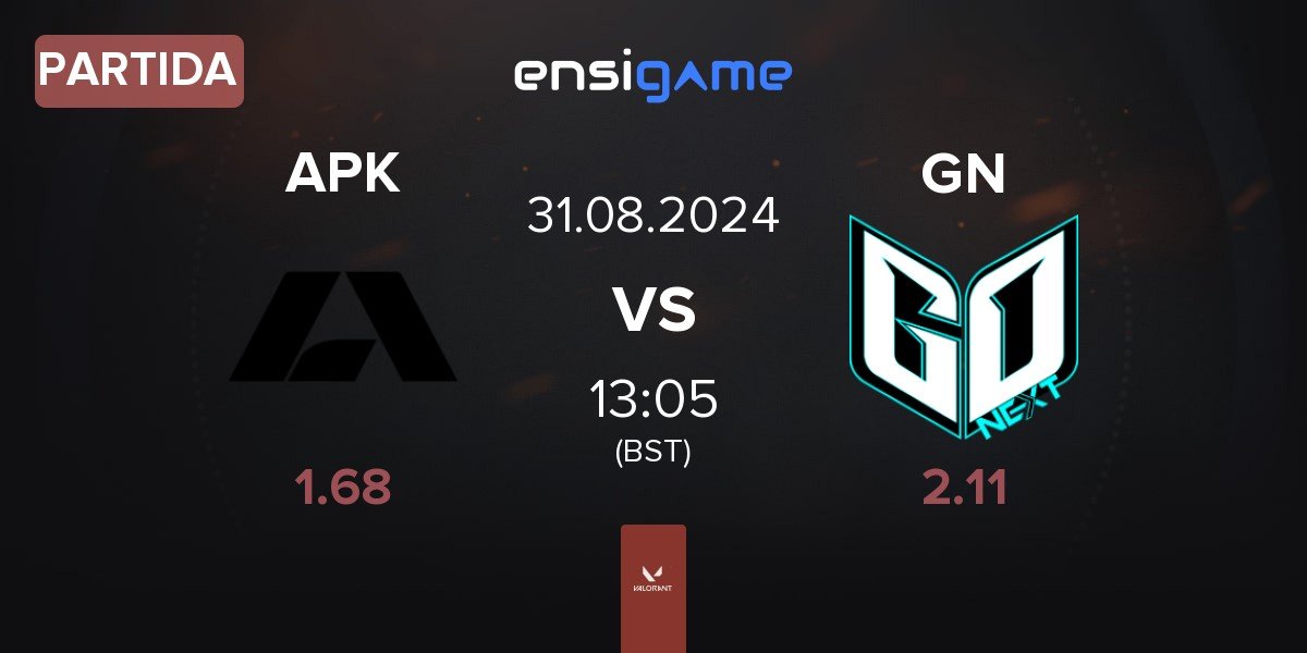 Partida Apeks APK vs GoNext Esports GN | 31.08