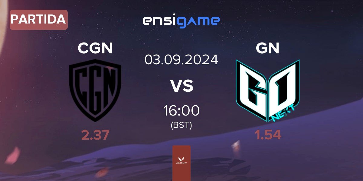 Partida CGN Esports CGN vs GoNext Esports GN | 03.09