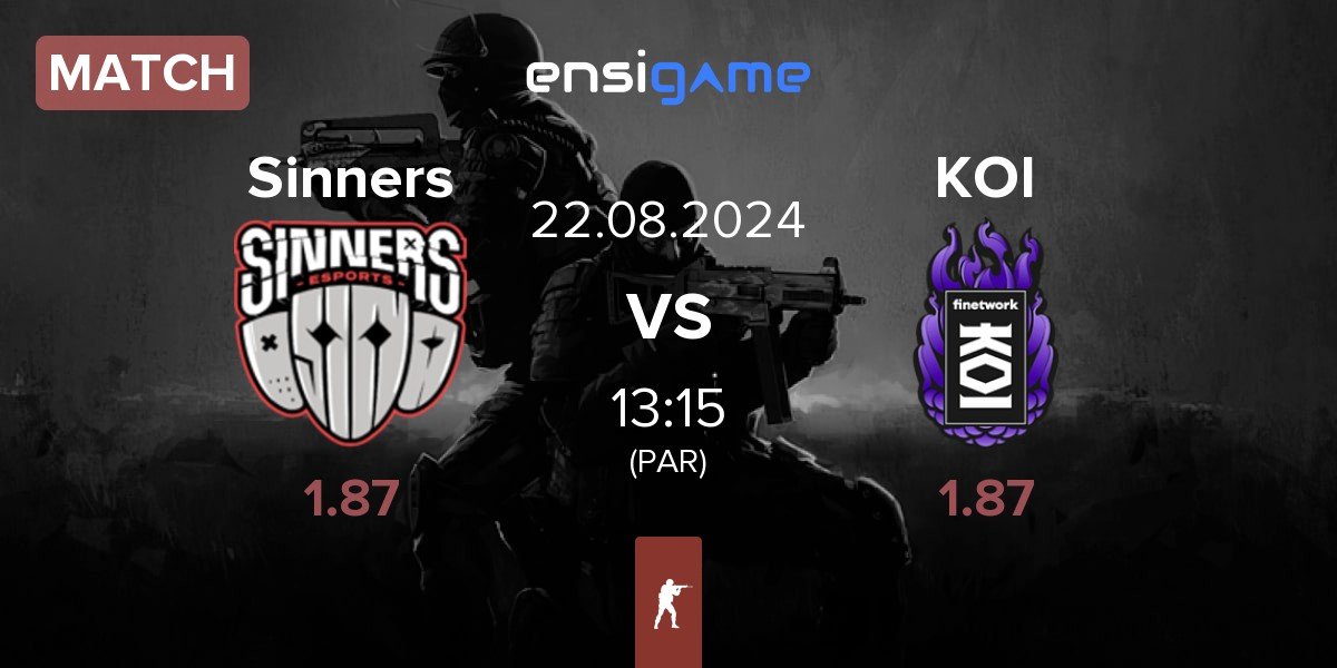 Match Sinners Esports Sinners vs KOI | 22.08