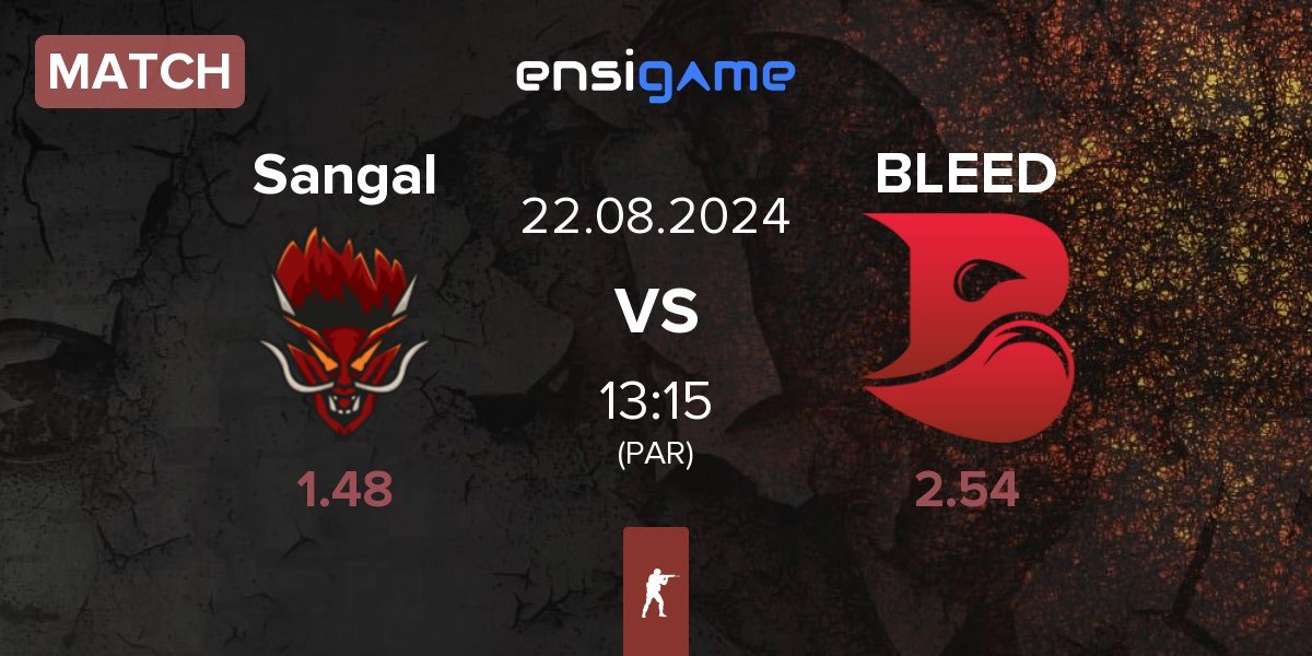 Match Sangal Esports Sangal vs BLEED Esports BLEED | 22.08