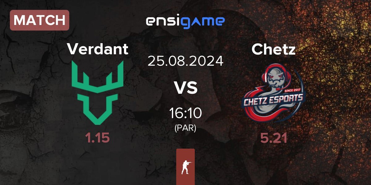 Match Verdant vs Chetz | 25.08