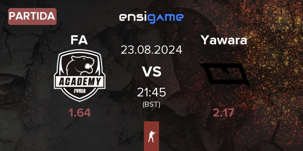 Partida FURIA Academy FA vs Yawara Esports Yawara | 23.08