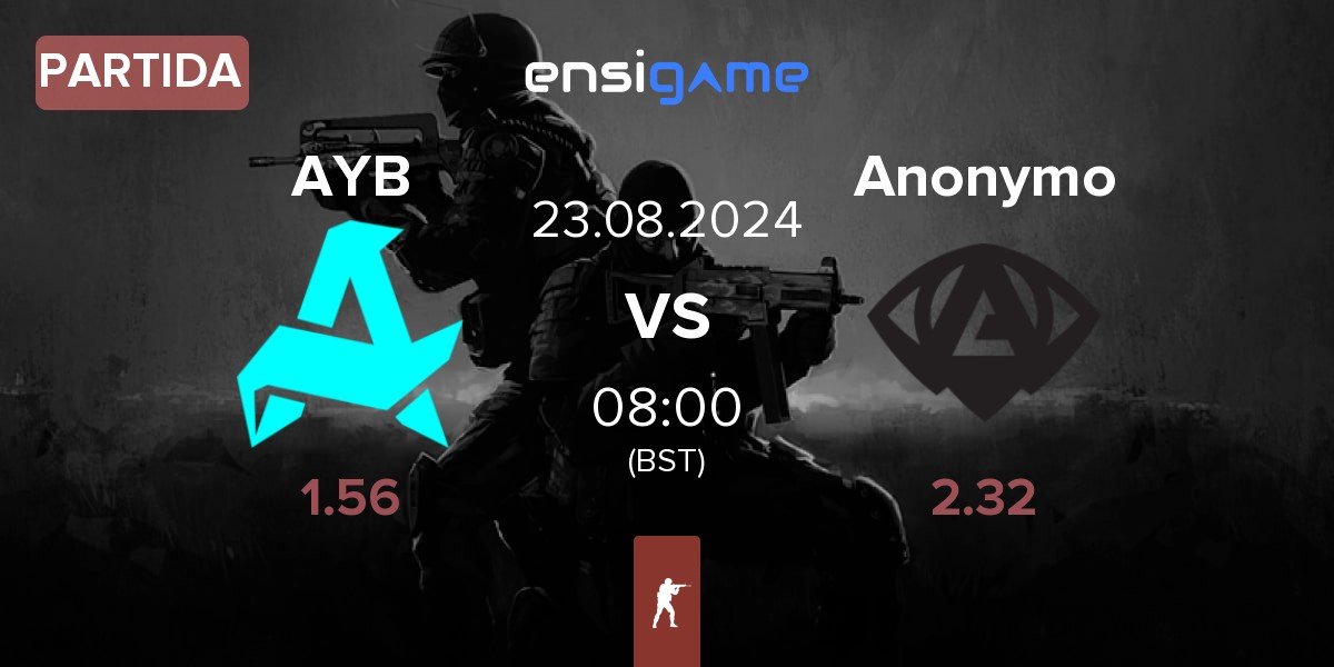 Partida Aurora Young Blud AYB vs Anonymo Esports Anonymo | 23.08