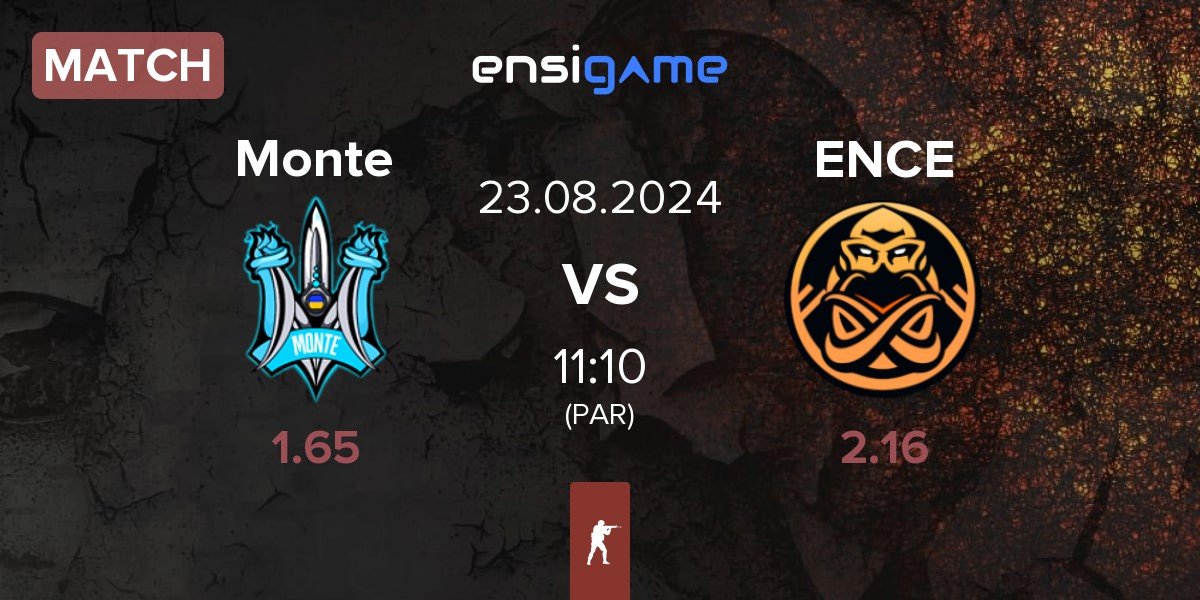 Match Monte vs ENCE | 23.08