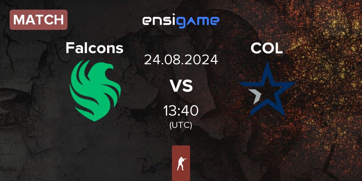 Match Team Falcons Falcons vs Complexity Gaming COL | 24.08