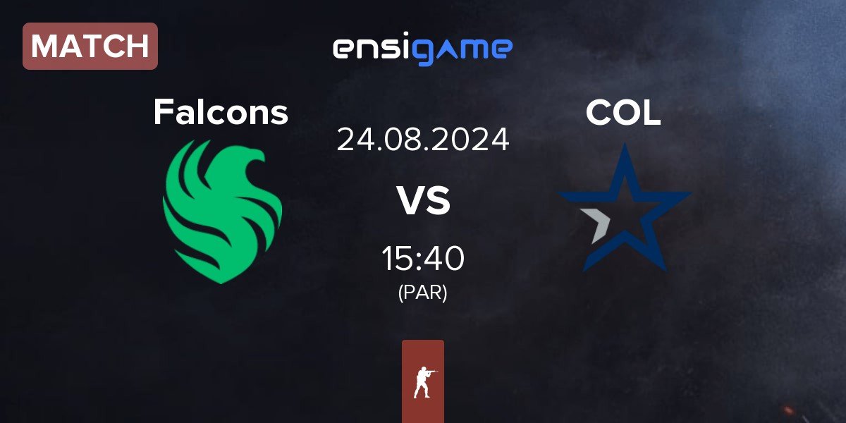 Match Team Falcons Falcons vs Complexity Gaming COL | 24.08