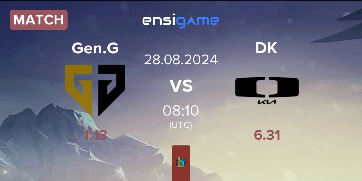 Match Gen.G Esports Gen.G vs Dplus KIA DK | 28.08