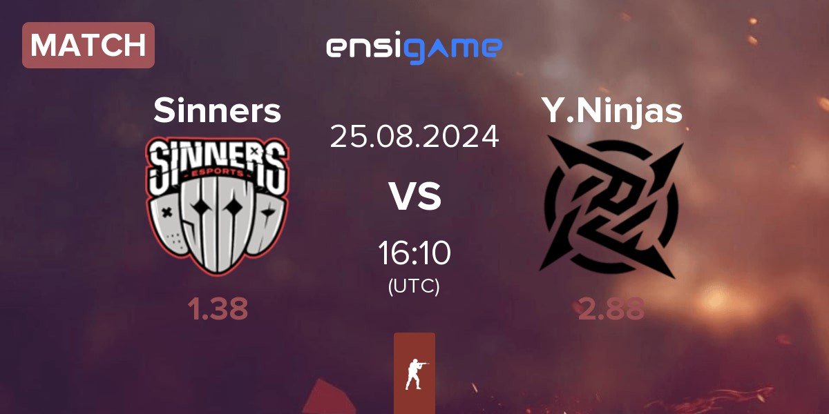 Match Sinners Esports Sinners vs Young Ninjas YN | 25.08