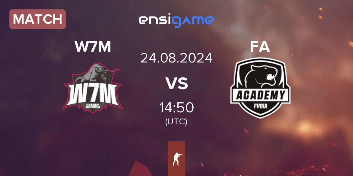 Match W7M Esports W7M vs FURIA Academy FA | 24.08