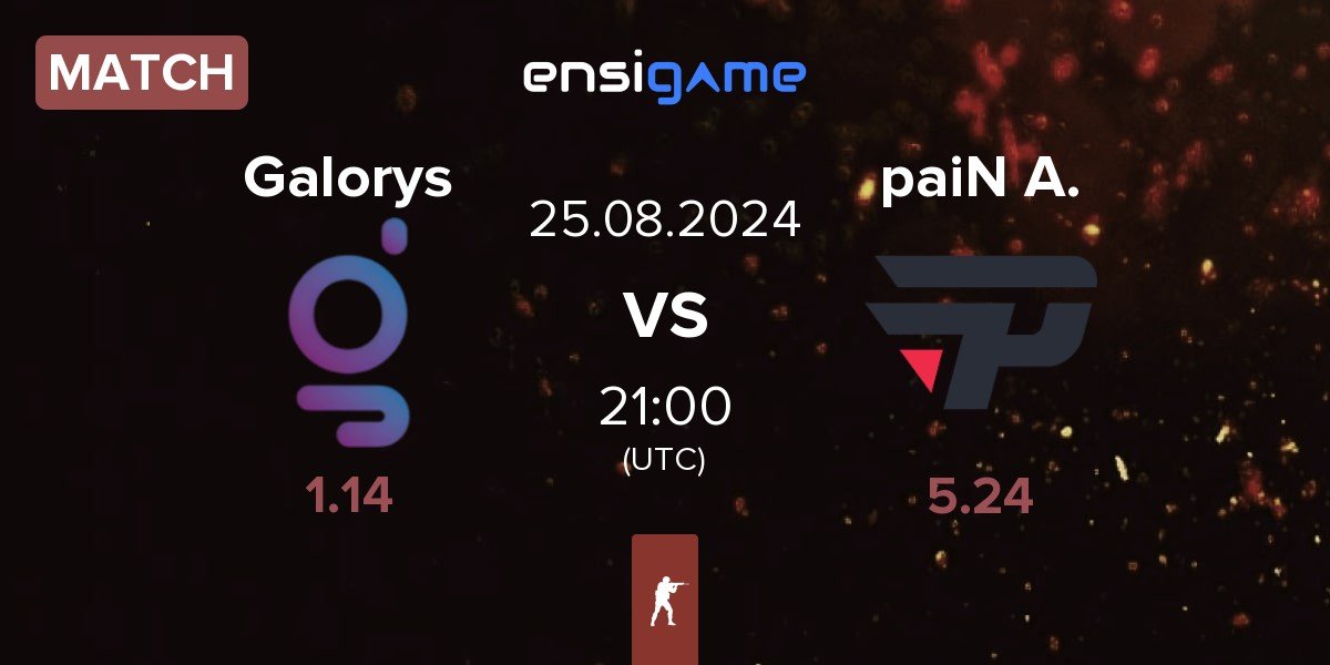 Match Galorys vs paiN Academy paiN A. | 25.08