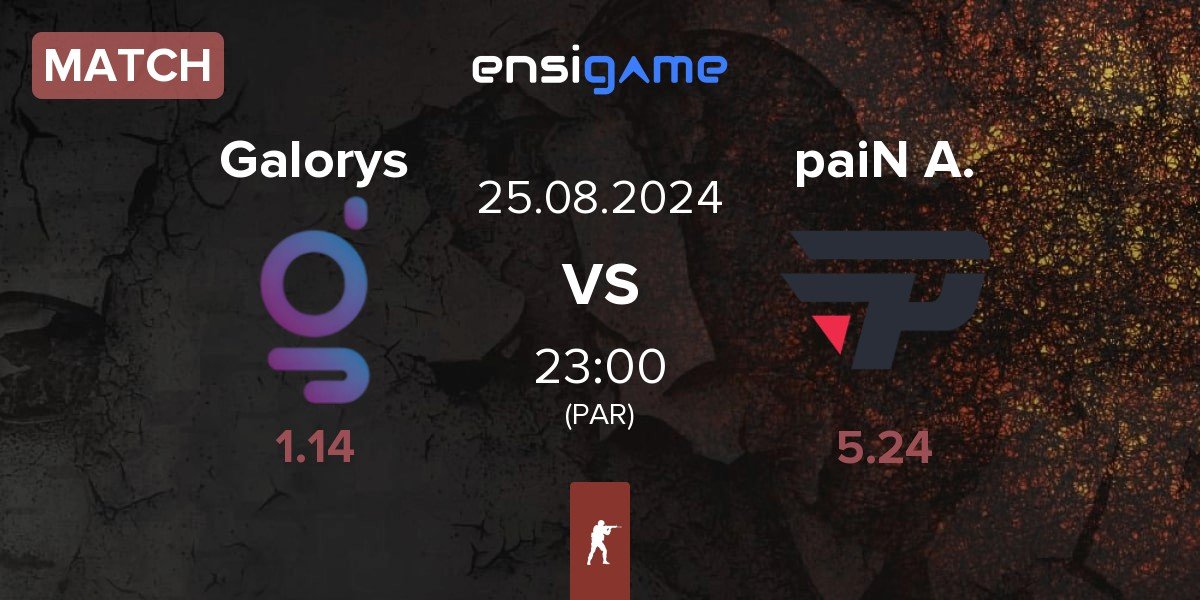 Match Galorys vs paiN Academy paiN A. | 25.08