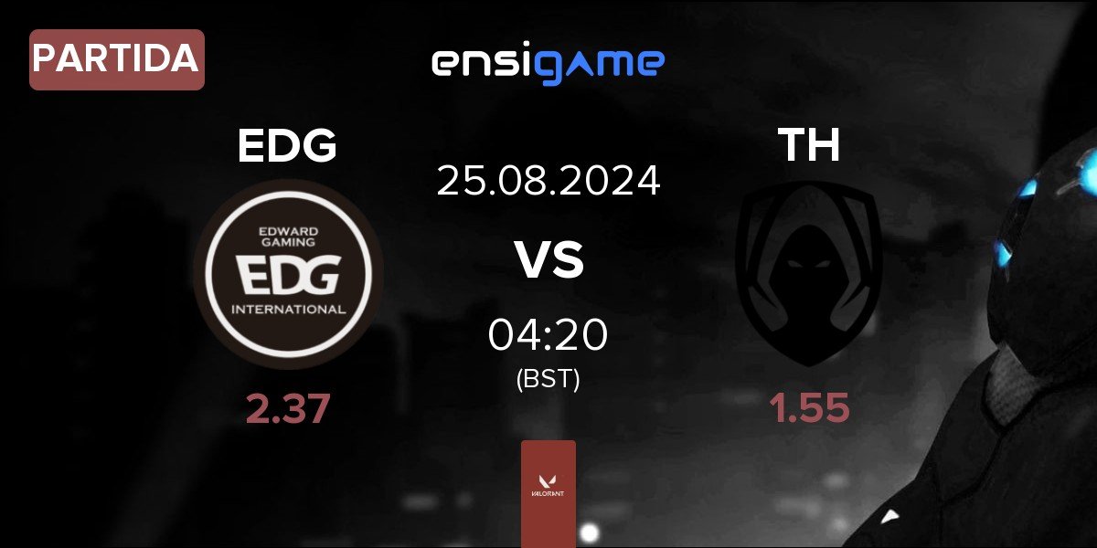 Partida Edward Gaming EDG vs Team Heretics TH | 25.08