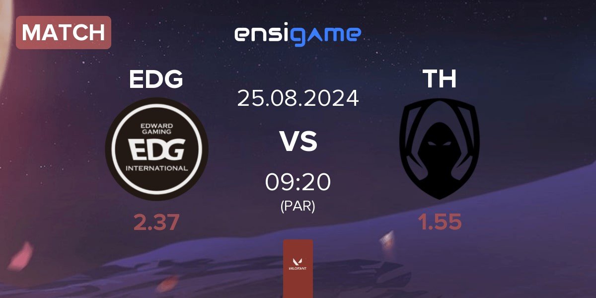 Match Edward Gaming EDG vs Team Heretics TH | 25.08