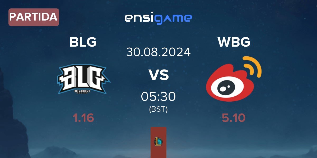 Partida Bilibili Gaming BLG vs Weibo Gaming WBG | 30.08