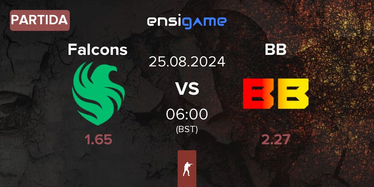 Partida Team Falcons Falcons vs BetBoom BB | 25.08