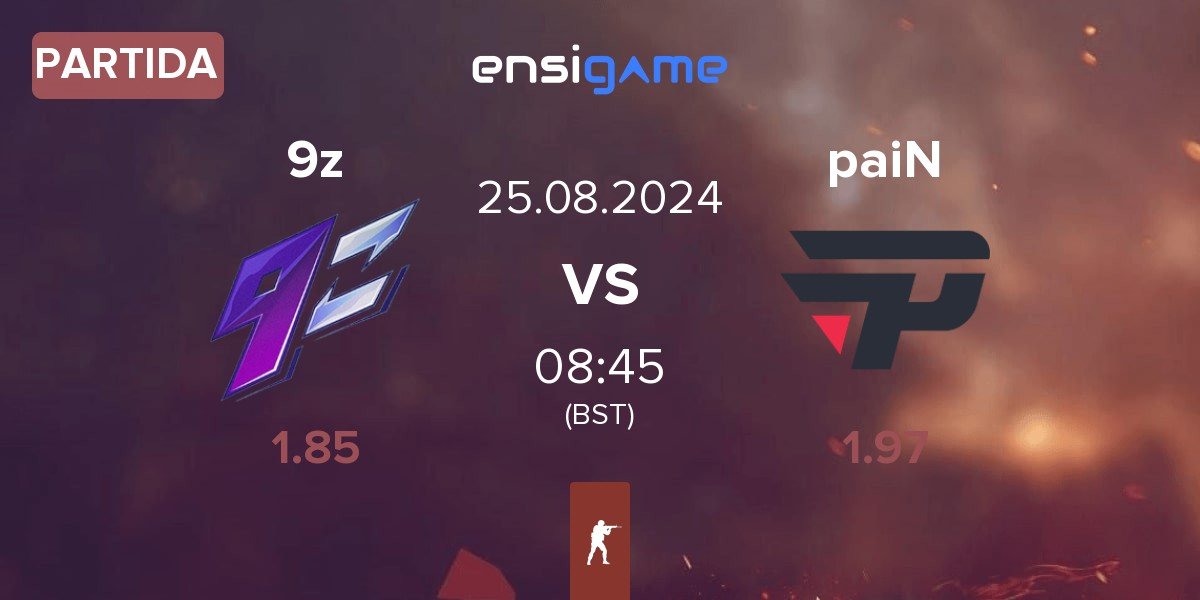 Partida 9z Team 9z vs paiN Gaming paiN | 25.08