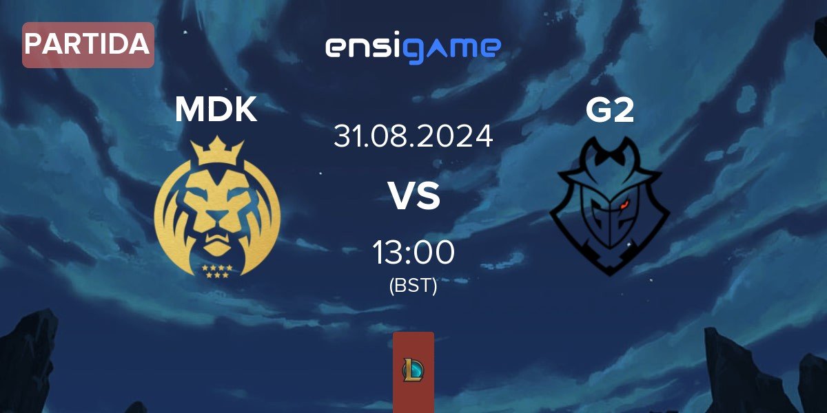 Partida MAD Lions KOI MDK vs G2 Esports G2 | 31.08