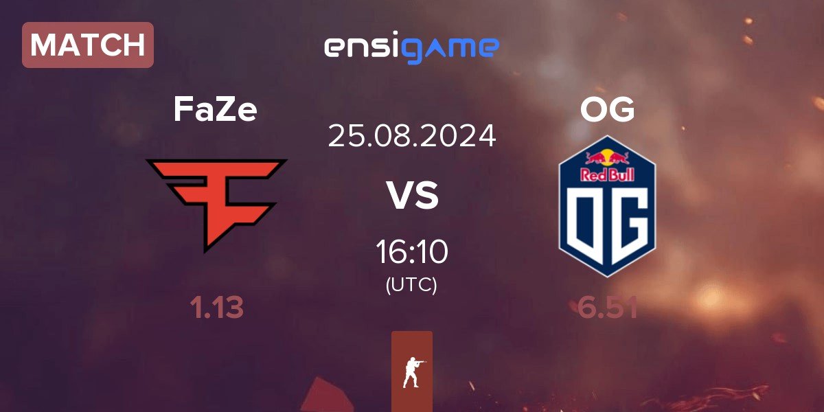 Match FaZe Clan FaZe vs OG Gaming OG | 25.08