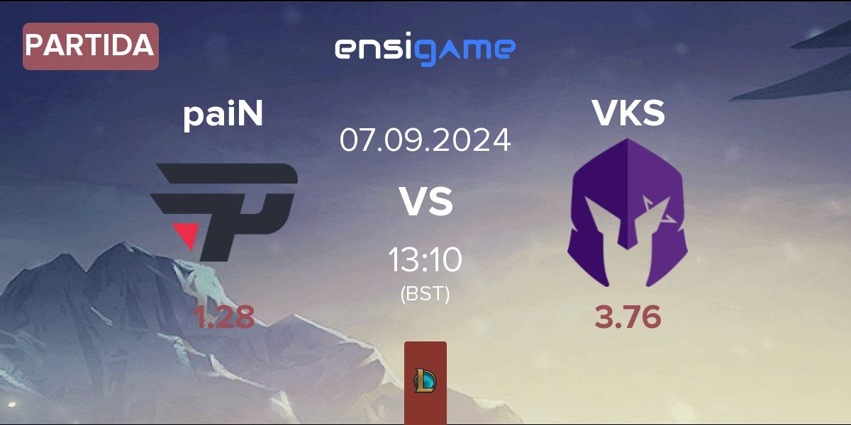 Partida paiN Gaming paiN vs Vivo Keyd Stars VKS | 07.09