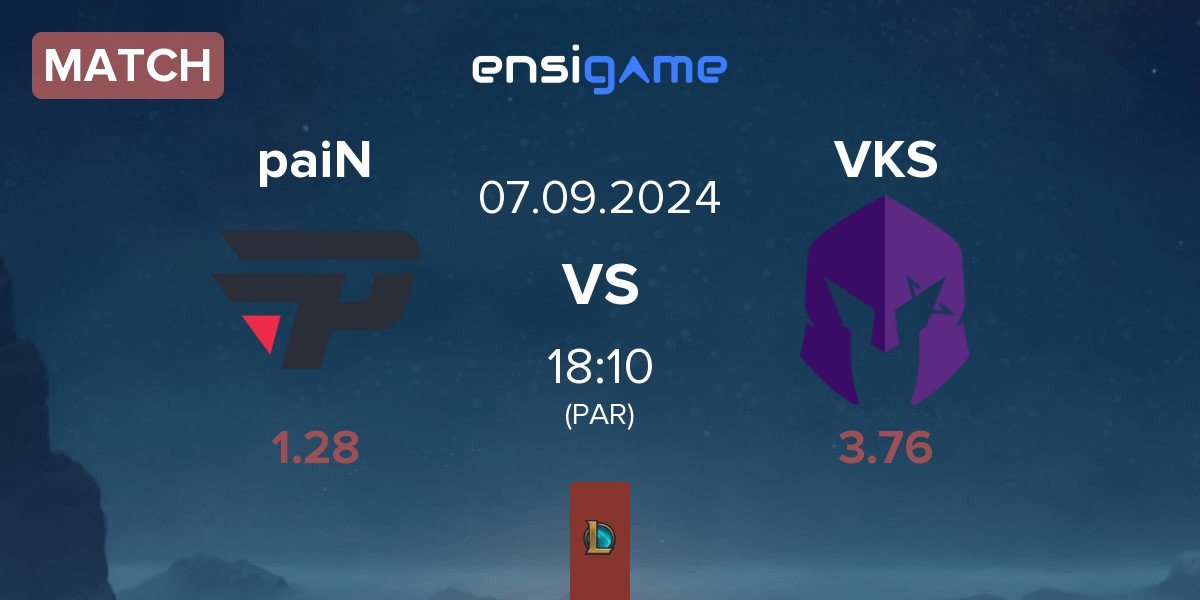 Match paiN Gaming paiN vs Vivo Keyd Stars VKS | 07.09