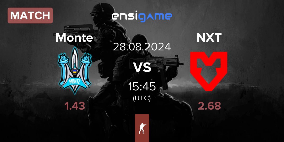 Match Monte vs MOUZ NXT NXT | 28.08