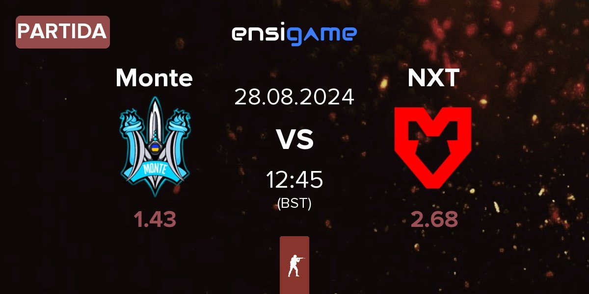 Partida Monte vs MOUZ NXT NXT | 28.08