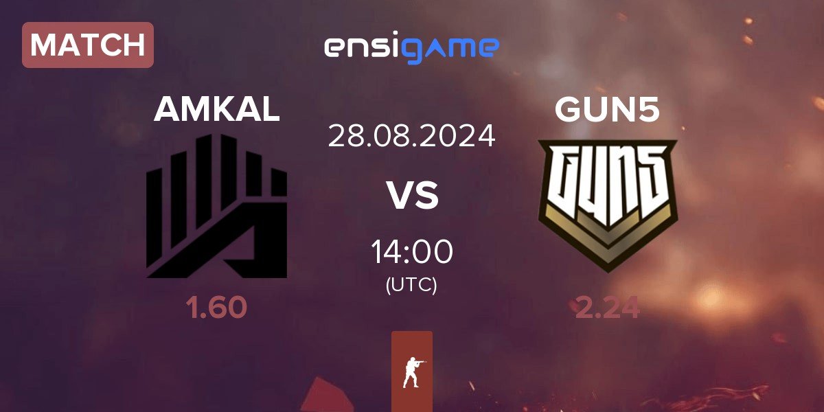 Match AMKAL vs GUN5 Esports GUN5 | 28.08