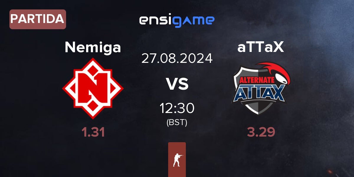 Partida Nemiga Gaming Nemiga vs ALTERNATE aTTaX aTTaX | 27.08