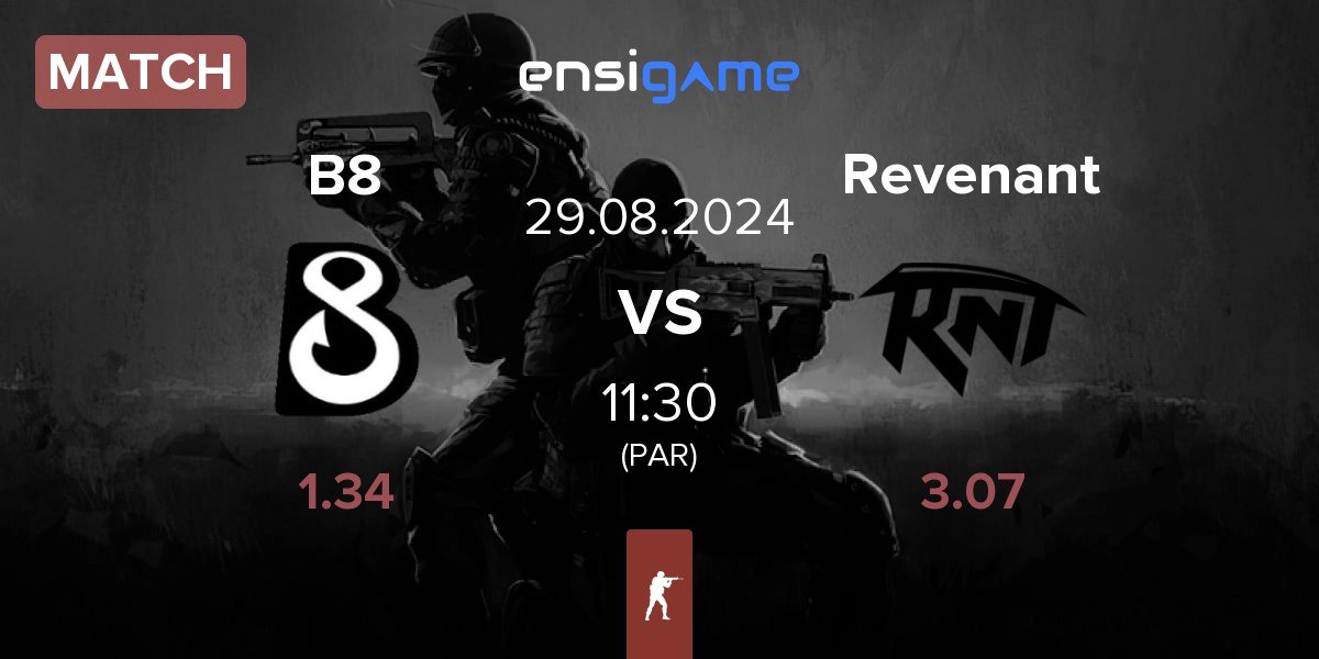 Match B8 vs Revenant Esports Revenant | 29.08